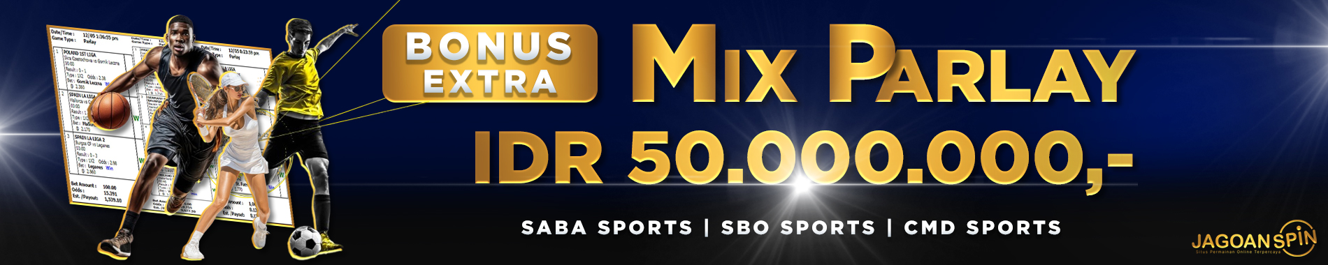 Bonus Mix Parlay IDR 50.000.000,-